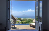 The view from the cottages shows the islands of Statia and Saba. On a clear day, St. Maarten/Martin and St. Barts can be seen on the horizon.