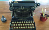 Ernest Hemingway's typewriter, on which he wrote ''Old Man and the Sea,'' is on display at Finca Vigia, his Cuban retreat home outside of Havana.