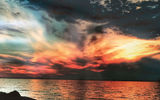 A sunset over Varadero, Cuba.