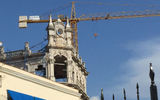 Cranes are a familiar sight in Havana these days as old ornate buildings undergo restorations.