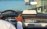 Driving along the Malecon in Havana in a '59 Chevy convertible.