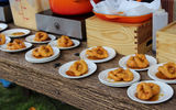 Following the pachamanca was dessert: picarones. Ingredients for the doughnut-like treat include sweet potatoes.
