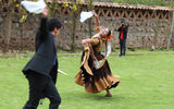 At the Hacienda Sarapampa, a demonstration of marinera dancing, with its trademark use of handkerchiefs.