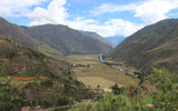 The Sacred Valley of the Incas and the Urubamba River.