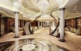The ship's atrium lobby.