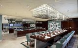 The Chef's Table restaurant, where guests enjoy a multicourse gourmet dinner.