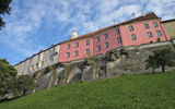 Houses on the heights of Toompea Hill (or Castle Hill), supported by very impressive embankments.