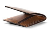 Another sensible wallet for travelers is the classy, full-grain leather Bison No. 2, which is designed, sourced and handcrafted in the U.S. Measuring only 3.7 by 2.5 by 0.1 inches (still plenty of room for several credit cards and a few bills), the Bison No. 2, which comes in a number of finishes, is made without linings, glue or rubber, and the stitchings are guaranteed for life.