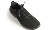 The Arcopedico LS Shocks, which are lightweight, extremely flexible and easily packable, feature knitted sock-like uppers, durable shoe soles, cushioned insoles, a patented twin-arch support system and adjustable laces. The Shocks, which are great to slip on in the pressurized confines of an airplane, come in a variety of attractive colors, though only gun-metal gray and black are offered in sizes large enough for men.