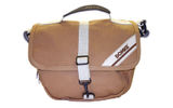 The lightweight Domke camera bag (1.9 ounces) has a lot going for it, including a padded tricot interior, a front zippered pocket large enough to store a point-and-shoot camera or other personal device, a secure shoulder strap, a carry handle, steel snap hooks, a sturdy zipper and a main compartment that can handle a compact SLR with lens mounted, extra lenses and accessories. Other attributes are a water-resistant canvas exterior, removable and movable interior dividers and a foam-cell bottom liner for extra protection.