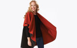 The reversible Janska Margot wrap is a perfect companion for a woman who wants to pack lightly yet dress in style. The one-size-fits-all wrap (the average center back length is 33 inches) comes with an oversize patch pocket and is available in three colors: artichoke, paprika and slate. Each reverses to a trendy black. Made of machine-washable bonded fleece, the Margot also can double as a blanket on a chilly flight, and its shawl collar can be used as an insulator for a headrest or an eye-cover to help get some down time on a long flight.