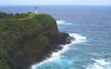 Kilauea Point National Wildlife Refuge on Kauai's north shore not only offers visitors spectacular ocean vistas but also one of the largest populations of nesting seabirds anywhere in the state, including species like the red-footed booby, laysan albatross and the frigate bird.