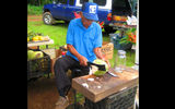 A stop at one of Kauai's many farmers market's is a great way to sample locally grown produce and fruit along with an excellent chance to meet and interact with Garden Isle residents. The Anaina Hou farmers market, pictured here, is near Kilauea on the North Shore of Kauai and takes place Mondays from 4 p.m. to dusk and on Saturday mornings.