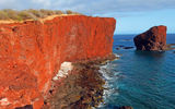 Just 141 square miles in size, Lanai is Hawaii's smallest visitor-friendly island and home to only 3,000 residents. But the often overlooked destination features a dramatic range of natural beauty. Pictured here, Puu Pehe, a stunning shoreline attraction is only a short walk from Hulopoe Beach Park.
