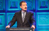 AIG Travel CEO Jeff Rutledge, speaking about business disruptions, talked about how disruption sometimes comes from innovation. Personalized marketing led to the need to collect and analyze more and more data, which leads to data breaches. ''Disruption keeps distracting us from the reasons we're in business,'' he said.