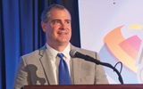 ASTA CEO Zane Kerby addressed the crowd during the general session of the ASTA Global Convention on Monday.