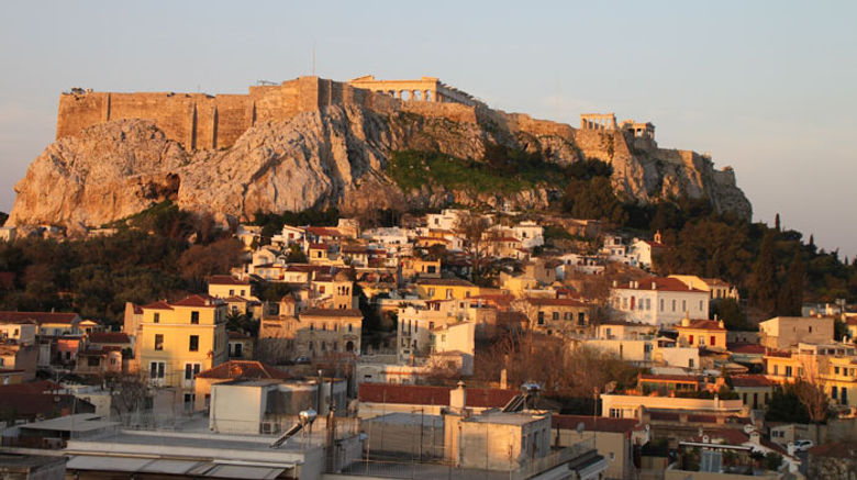 Travel Weekly contributor Nadine Godwin recently sailed aboard Louis Cruises' Louis Cristal, visiting the destinations featured on the ship's 2012 eight-day Greece & Turkey cruise, which will operate weekly through October. The photos follow the itinerary, which is a circle of sorts departing from and returning to Athens. Pictured here, the Acropolis as seen from Athens' Electra Palace Hotel. Photos by Nadine Godwin; posted June 25, 2012