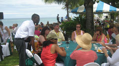 Agents attended a trade show and sat down for a buffet lunch at the Sunset Jamaica Grande in Ocho Rios during the Jamaica Tourist Board’s islandwide blitz.