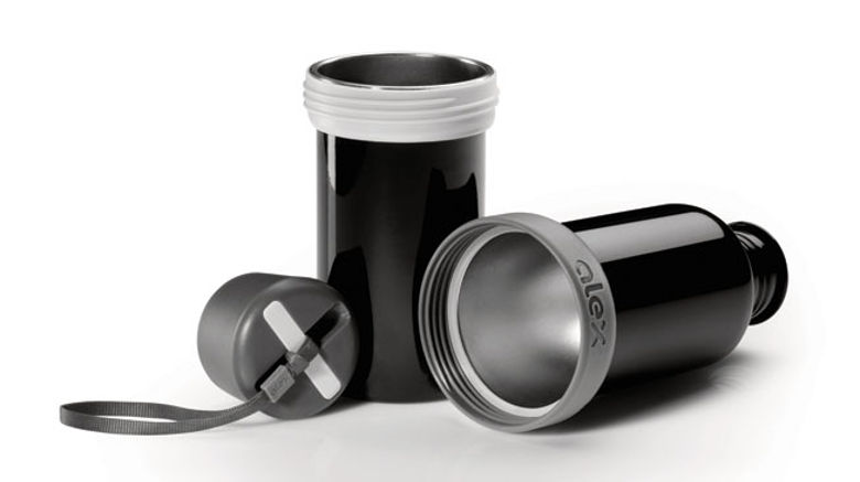 What's New What's Hot is Travel Weekly's look at useful and fun travel gadgets, edited by Joe Rosen. First up, Alex Bottles. Easily stored on the road, the Alex is great for hydrating while touring on a hot day. Just fill the bottom half with ice, twist on the top half, add water or any cold beverage and secure the twist-on cap.