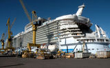 The Allure of the Seas, under construction in Turku, Finland