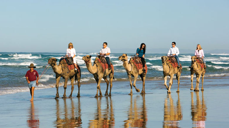 Celebrity Cruises passengers on an excursion in Australia.