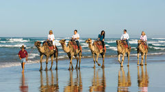 Celebrity Cruises passengers on an excursion in Australia.