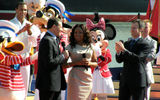The Disney Dream, Disney Cruise Line's first ship in more than a decade, was christened Jan. 19. Cruise editor Johanna Jainchill was there for the ceremony and subsequent sailing. Above, Bob Iger, CEO of the Walt Disney Co.; Jennifer Hudson, the Dream's godmother; and Tom Staggs, chairman of Walt Disney Parks and Resorts, at the naming ceremony.