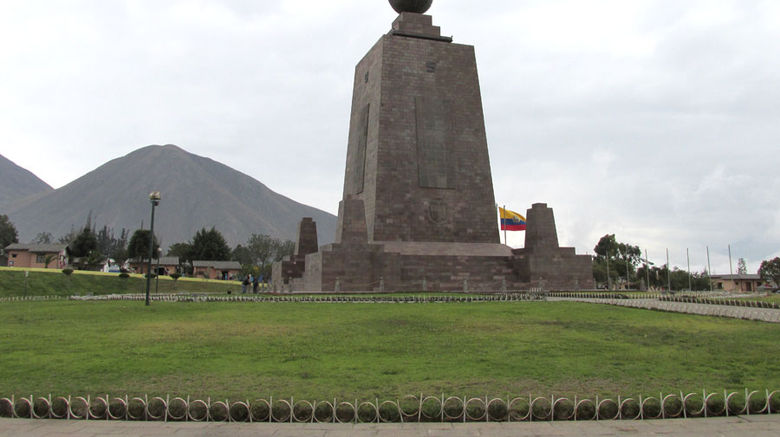 Travel Weekly's Eric Moya was in Ecuador for the 37th Annual TravelMart LatinAmerica, held in Quito Sept. 19 and 20. Over six days, he toured the country's capital as well as Guayaquil, its largest city. Pictured here, the Mitad del Mundo equatorial monument, about an hour outside Quito. The 100-foot-tall monument was completed in 1982. Photos by Eric Moya; posted Sept. 26, 2013