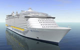A rendering of the Oasis of the Seas.