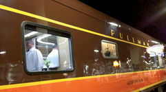Pullman Rail Journeys, part of the Premier Rail Collection of seven railroads and companies owned and operated by Iowa Pacific Holdings, launched scheduled overnight sleeper car service between Chicago and New Orleans last year in rail cars restored to the original Pullman design. The service operates weekly in both directions. A Chicago-New York itinerary is slated for early 2015. TW photos by Gay Nagle Myers; posted May 27, 2014