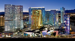 In a city known for big bets, the one MGM Resorts and Dubai World made on Las Vegas in 2009 was clearly the biggest. And almost five years after CityCenter, the joint venture's $9 billion, mixed-use district, opened as the largest privately funded development in U.S. history, that bet appears to be paying off. Pictured here, an aerial view of the district's three hotels and 500,000 feet of retail and entertainment space. Posted July 22, 2014