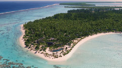 The premise seems can't-miss: Marlon Brando withdrew to a place so remote that he succeeded in separating his world from everyone else's. But the French Polynesian resort that now bears his name distinguishes itself not merely by its association with the acclaimed actor but with its food, its spa and the way it interprets its natural environment. Shown here, an aerial view of Onetahi island in Tahiti where the Brando resort is situated. Photo by Tim McKenna; posted Sept. 30, 2014