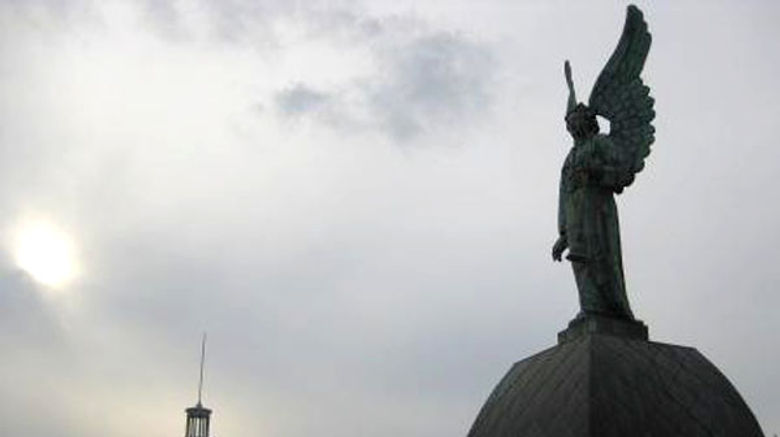 Destinations Editor Ken Kiesnoski crossed the border from New York into Quebec to stay at Montreal's trendy Opus Hotel, dine at its leading eateries and sample its unrivaled sights.  Crowned by statues of the Virgin Mary and two angels, the steeple of the Notre-Dame-de-Bonsecours church and museum offers views of Montreal’s Old Port.