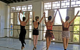 Ballerinas at the Pro Danza dance company in Havana. Unless otherwise note, photos are by Gay Nagle Myers; posted Nov. 5, 2013