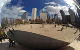 Sights to see in Chicago before the train journey include Cloud Gate, also called the Bean, artist Anish Kapoor's smooth, 110-ton silver-drop sculpture.
