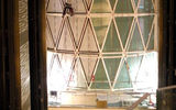 Workers on the Allure of the Seas, under construction in Turku, Finland