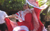 A dancer in traditional Mexican finery entertained guests at Los Arrieros restaurant in El Quelite, 40 miles northeast of Mazatlan.