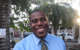 Devon Liburd, tour guide on Nevis, entertained visitors with his stories, local anecdotes and his smile.