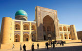 Bukhara's Mir-i-Arab Madrassah was a working Islamic school until its closure in 1920. Photo by Lindsay Fincher