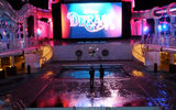 The pool deck on the Disney Dream.