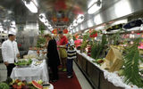 The Galley Luncheon is an extensive buffet lunch offered once per cruise.