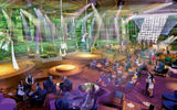 A rendering of Two70, the aft lounge on Royal Caribbean International's Quantum of the Seas.