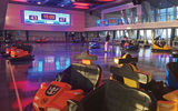 Also new is the Seaplex, an indoor recreation space on the top deck of Quantum of the Seas. One of the uses for Seaplex is as a bumper car arena.
