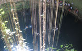 Stopping for a swim in a cenote on the way to Chichen Itza. TW photo by Gay Nagle Myers