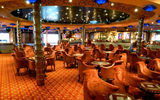 With its Moorish decor, the 425-seat cabaret style El Morocco Show Lounge is located on aft Deck 5. Photo by Peter Knego/www.maritimematters.com
