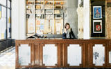 Guests can ''check out'' vinyl albums at the hotel's front desk.