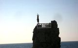 At Mazatlan's natural rock formation known as The Diver, young men launch themselves into the sea several times a day.