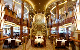 Art Deco design in the Queen Elizabeth's Brittania Dining Room.