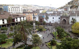Another view of the main square in Quito's Old Town.