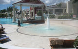 The misting pool at Sandals Royal Bahamian provides cool relief on hot days.